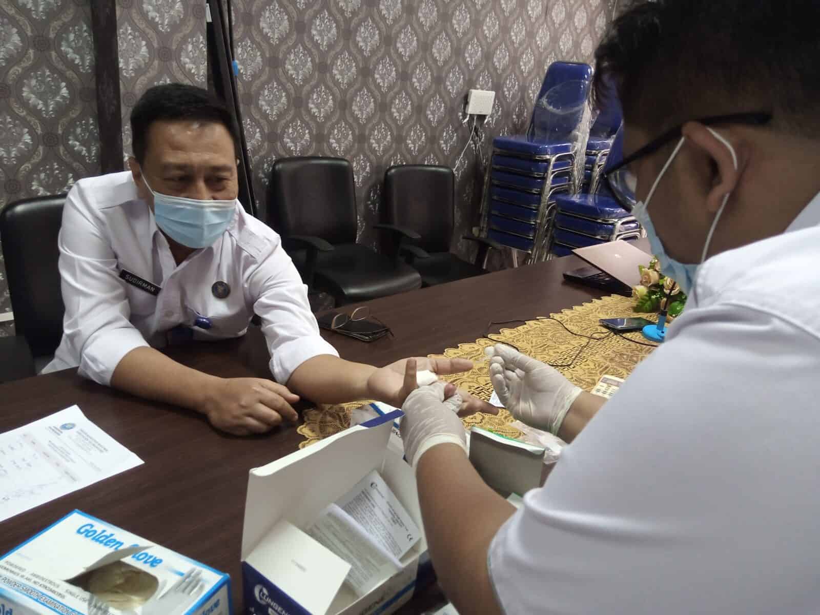 Awali Kegiatan 2021, Seluruh Personil Jalani Rapid Test Covid Awali Kegiatan 2021, Seluruh Personil Jalani Rapid Test Covid