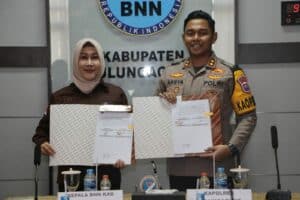 Jalin PKS dengan Polres Tulungagung, BNNK Tulungagung Perkuat Sinergitas Wujudkan Indonesia Bersinar