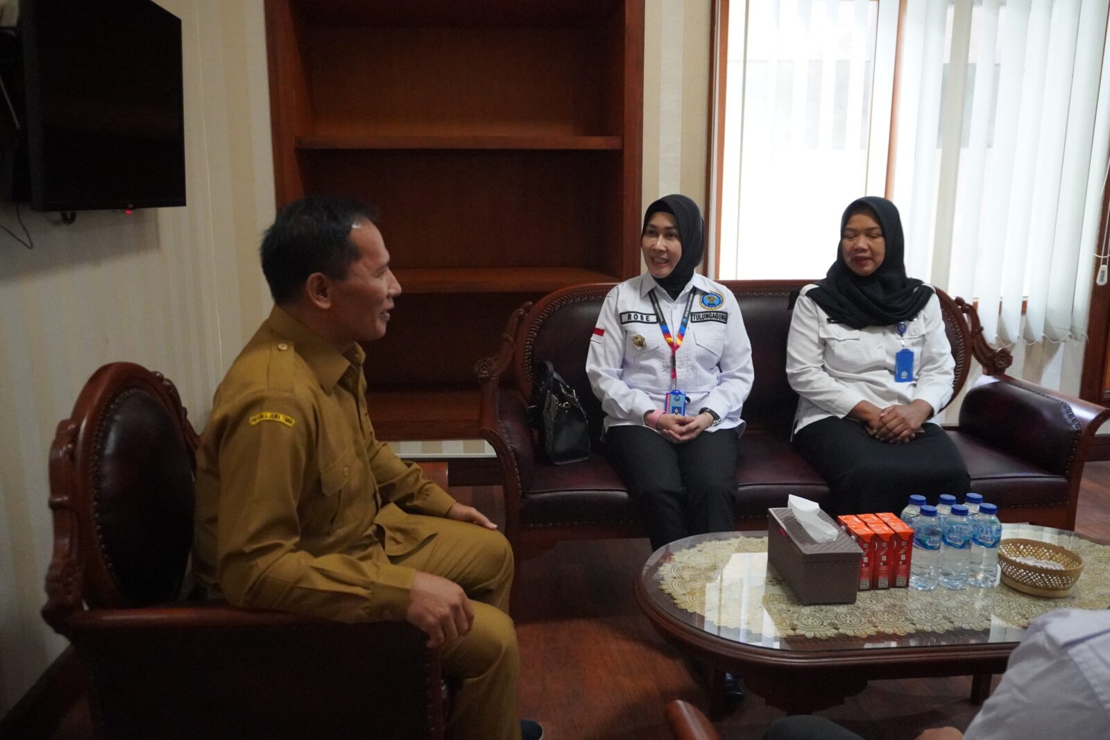 Anjangsana BNNK Tulungagung kepada Wakil Bupati