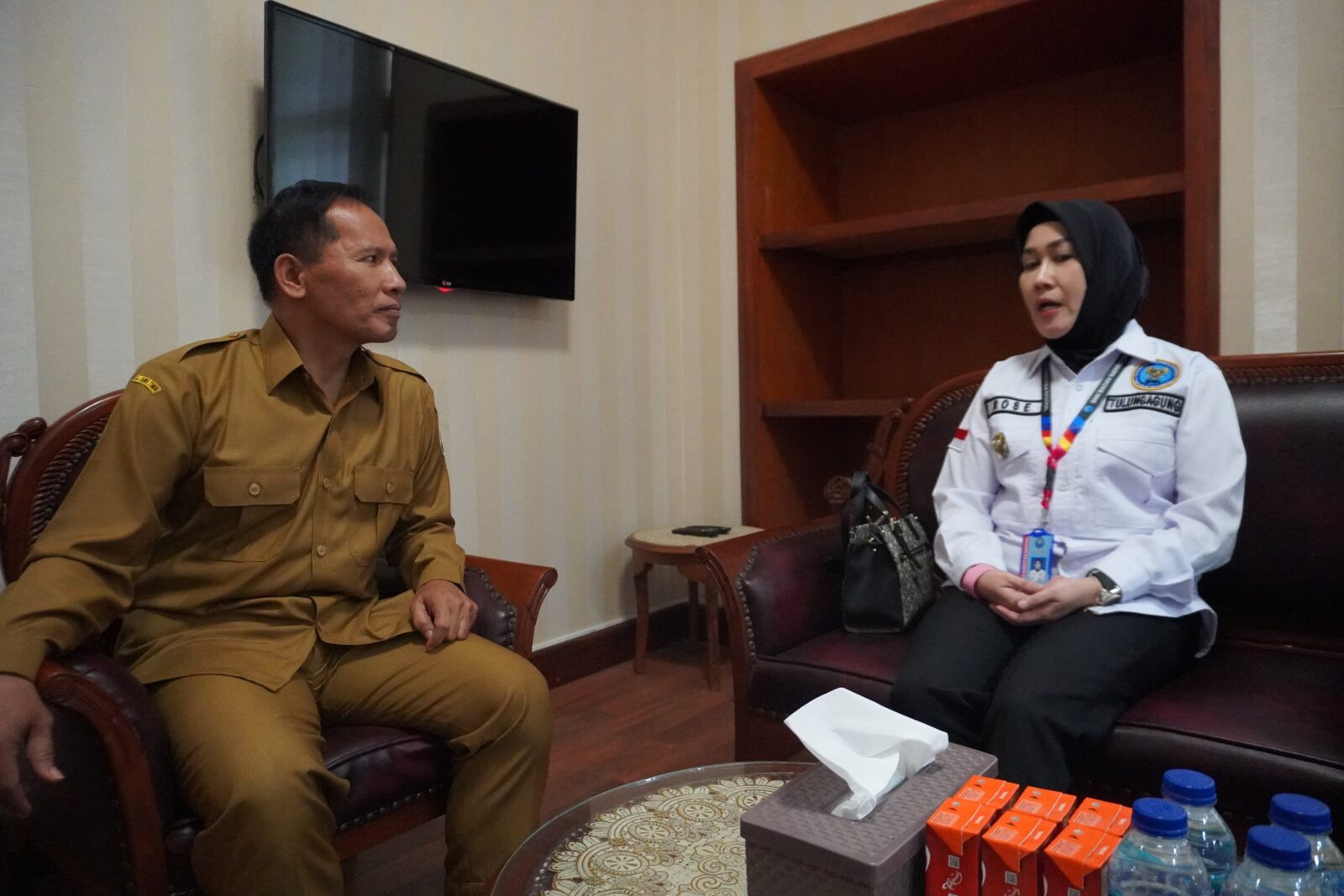 Anjangsana BNNK Tulungagung kepada Wakil Bupati