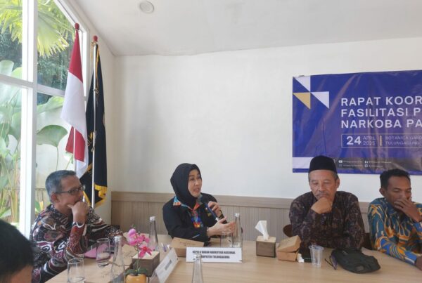BNNK Tulungagung Gelar Rakor Pendidikan Anti Narkoba Berbasis Keluarga